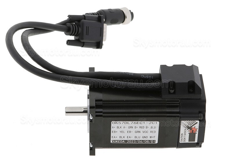 OUKEDA Nema 23 Closed Loop Stepper Motor Kit OK57DL76EC1-2C1+OK2D60BH 2.0 Nm With OK2D60BH Stepper Driver
